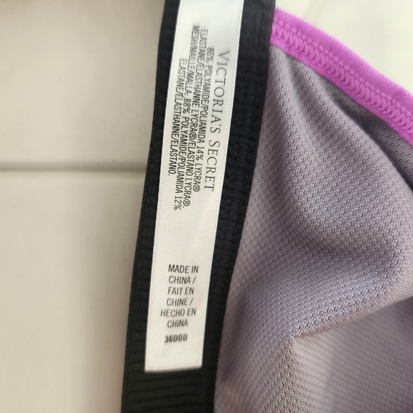 VX Victoria Secret CUTEST EVER STRAPPY SPORTS BRA, Size 36DDD ♥️🩵 - Picture 8 of 16
